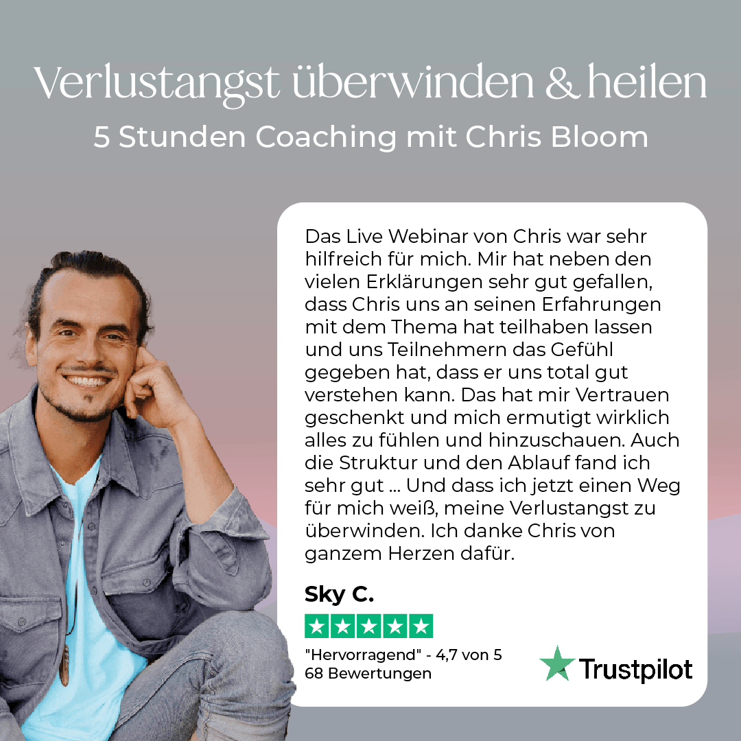 Online-Kurs "Nie mehr alleine – Verlustangst überwinden und heilen"